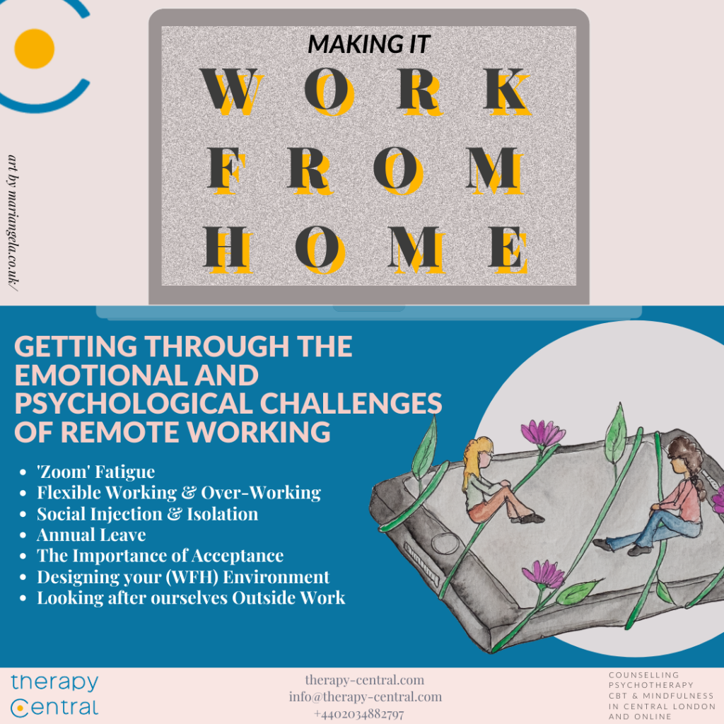 Making it work from home, psychological and emotional challenges