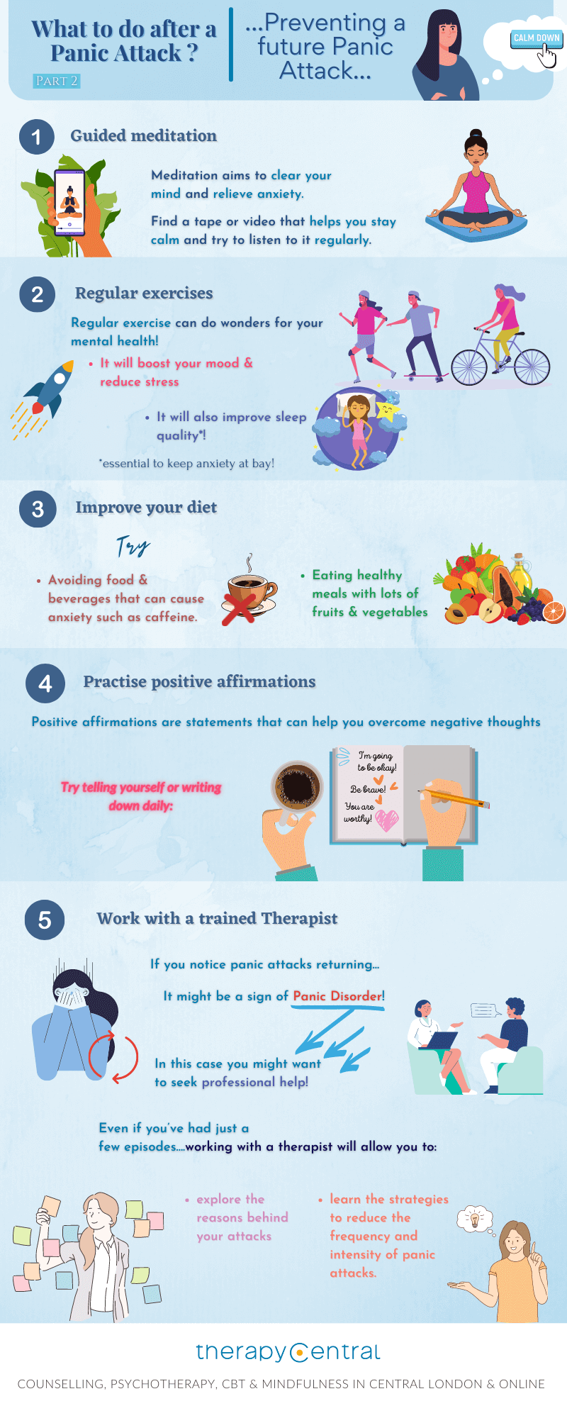 Infographic What To Do After Panic Attack 2