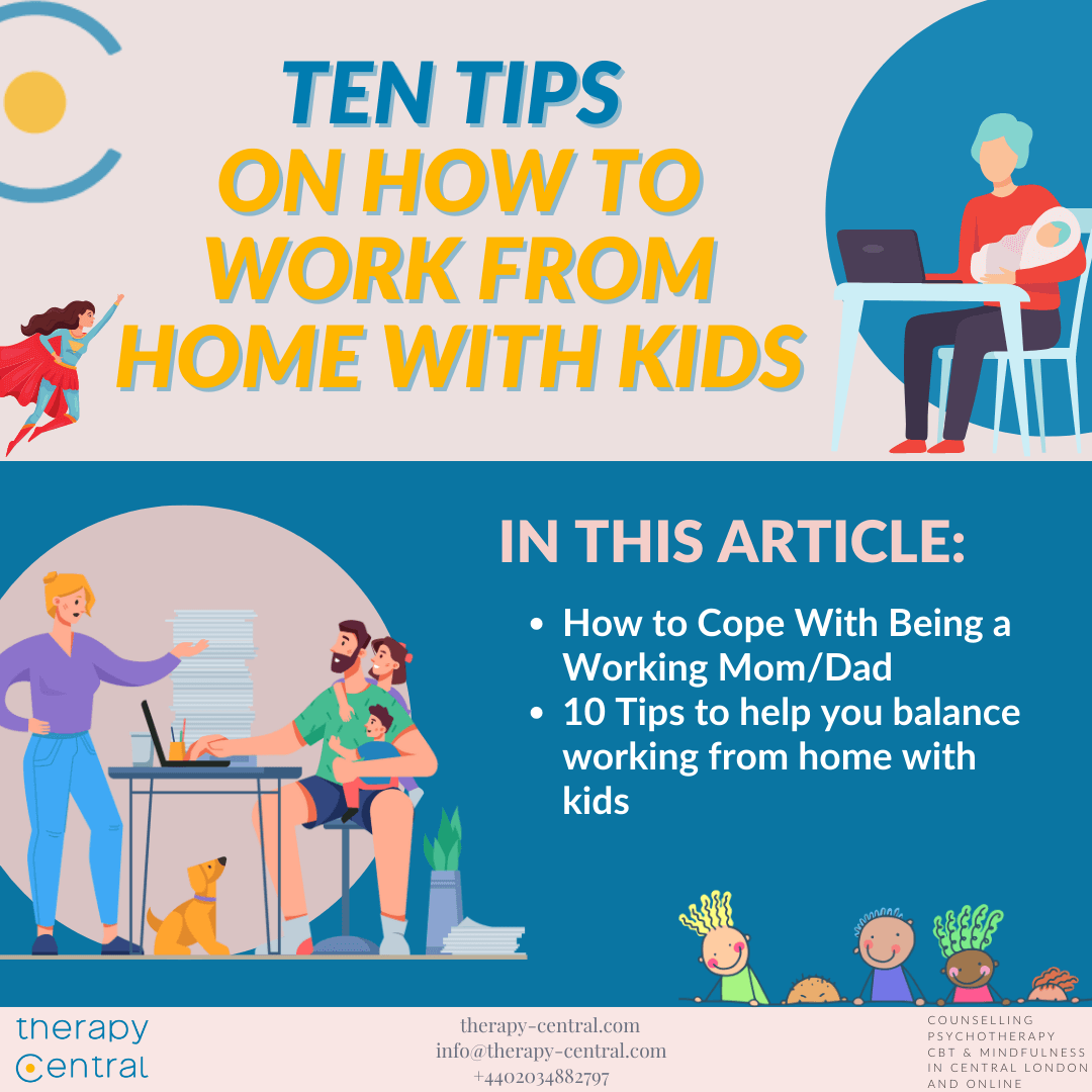 Ten Tips on How to Work from Home with Kids