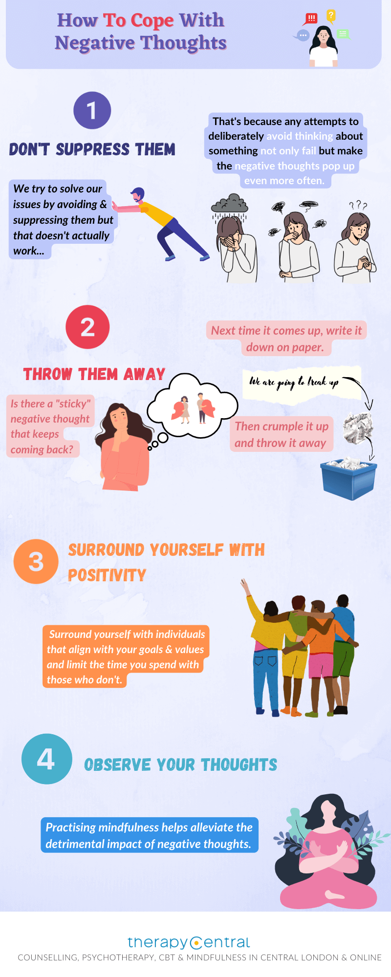 How To Cope With Negative Thoughts