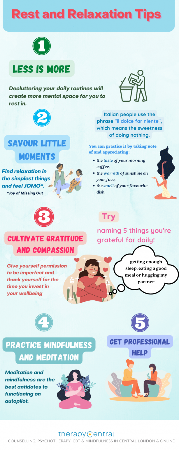 Why It’s Important to Allow Yourself to Rest | Therapy Central