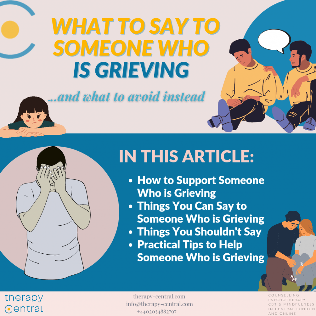 What to say to someone who is grieving