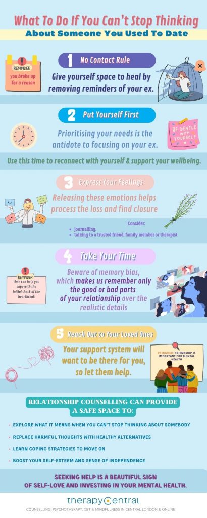 How To Cope When You Can't Stop Thinking About Someone | Therapy Central