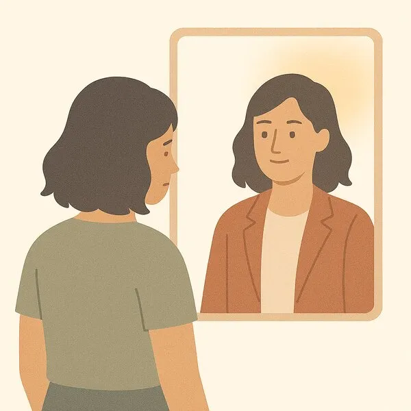 Illustration for low self-esteem