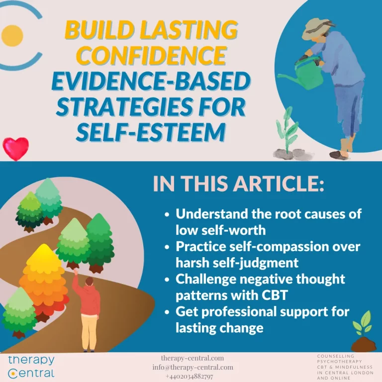 How to Deal with Low Self-Esteem: A UK Therapy Guide - Therapy Central