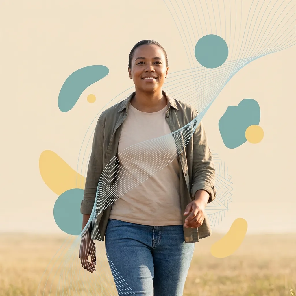 How To Not Care What People Think Psychology Guide Image 01 Illustration of person finding confidence and freedom from others' opinions and judgment