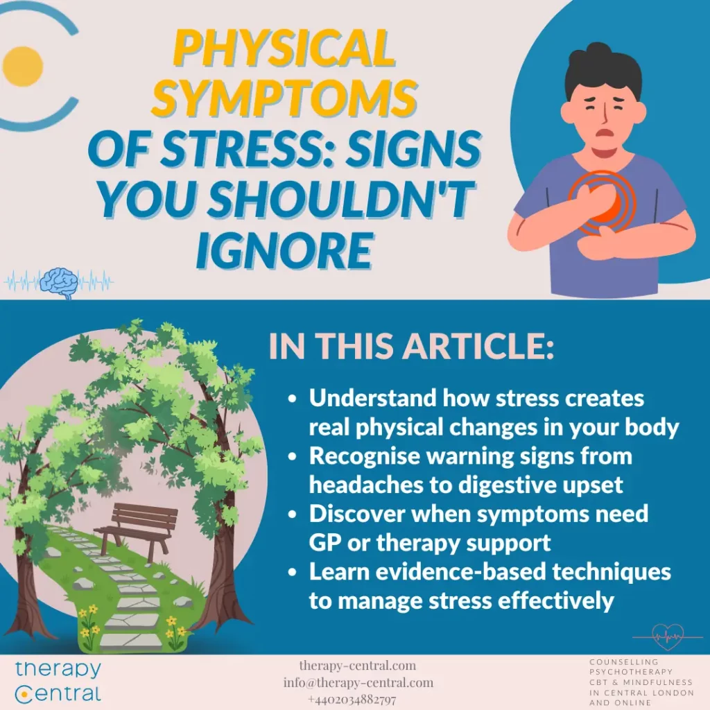 Physical Symptoms of Stress: Signs You Shouldn't Ignore - Therapy Central