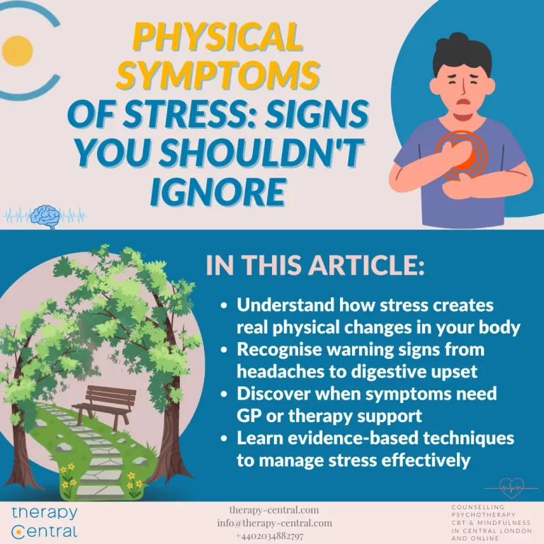 Physical Symptoms of Stress: Signs You Shouldn't Ignore - Therapy Central