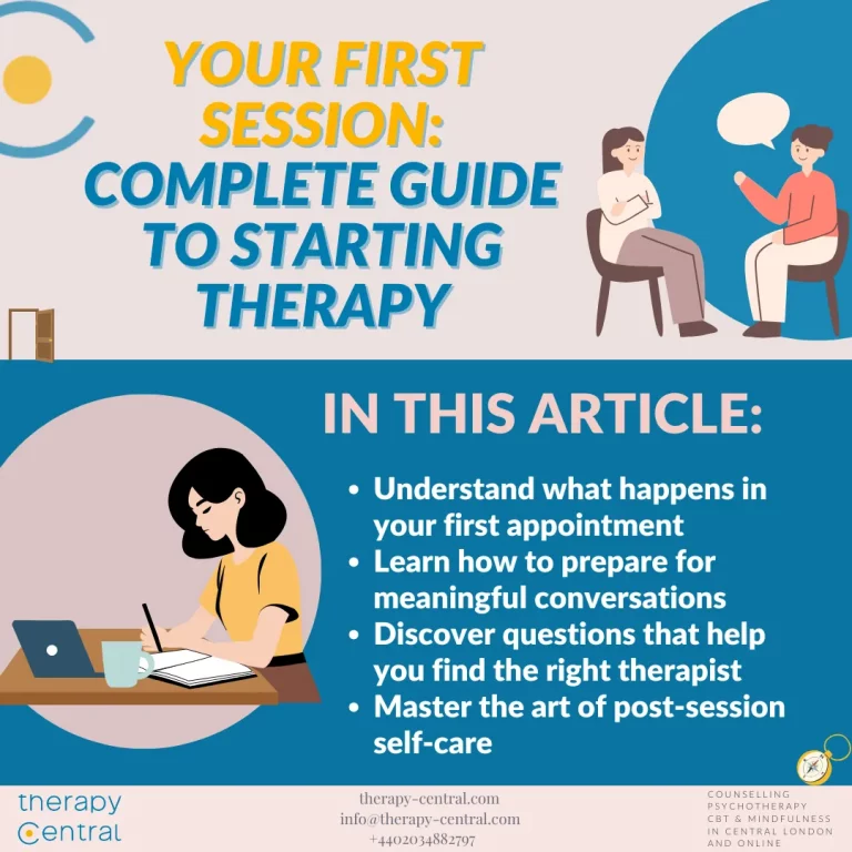 What to Expect in Your First Therapy Session: A Complete Guide - Therapy Central