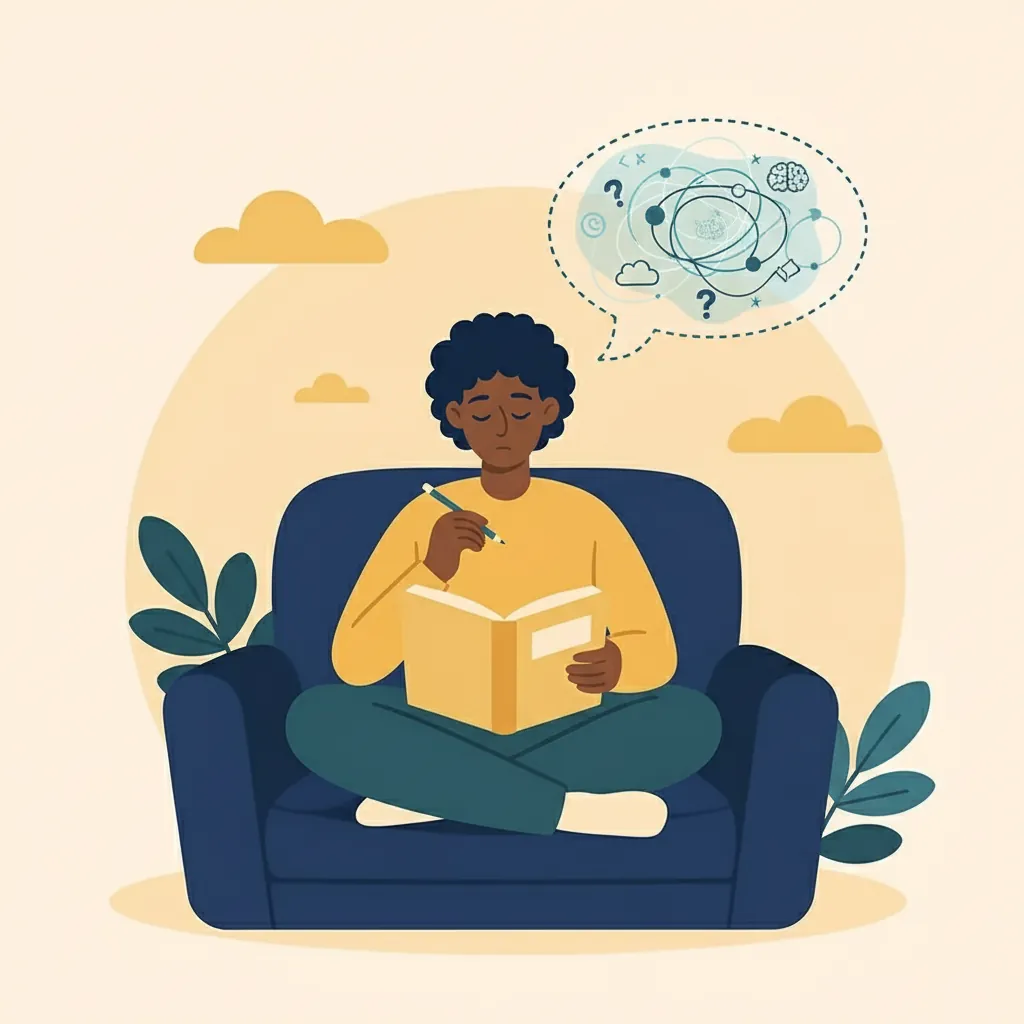 First Therapy Session Guide Image 03 Vector illustration of therapist and client building connection through conversation