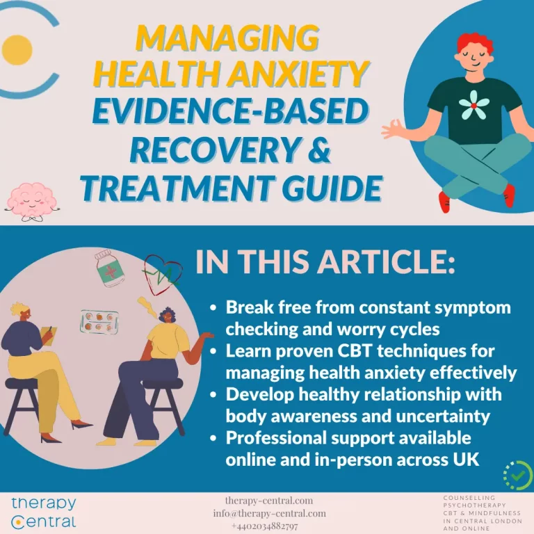 Managing Health Anxiety: Evidence-Based Treatment & Recovery - Therapy Central