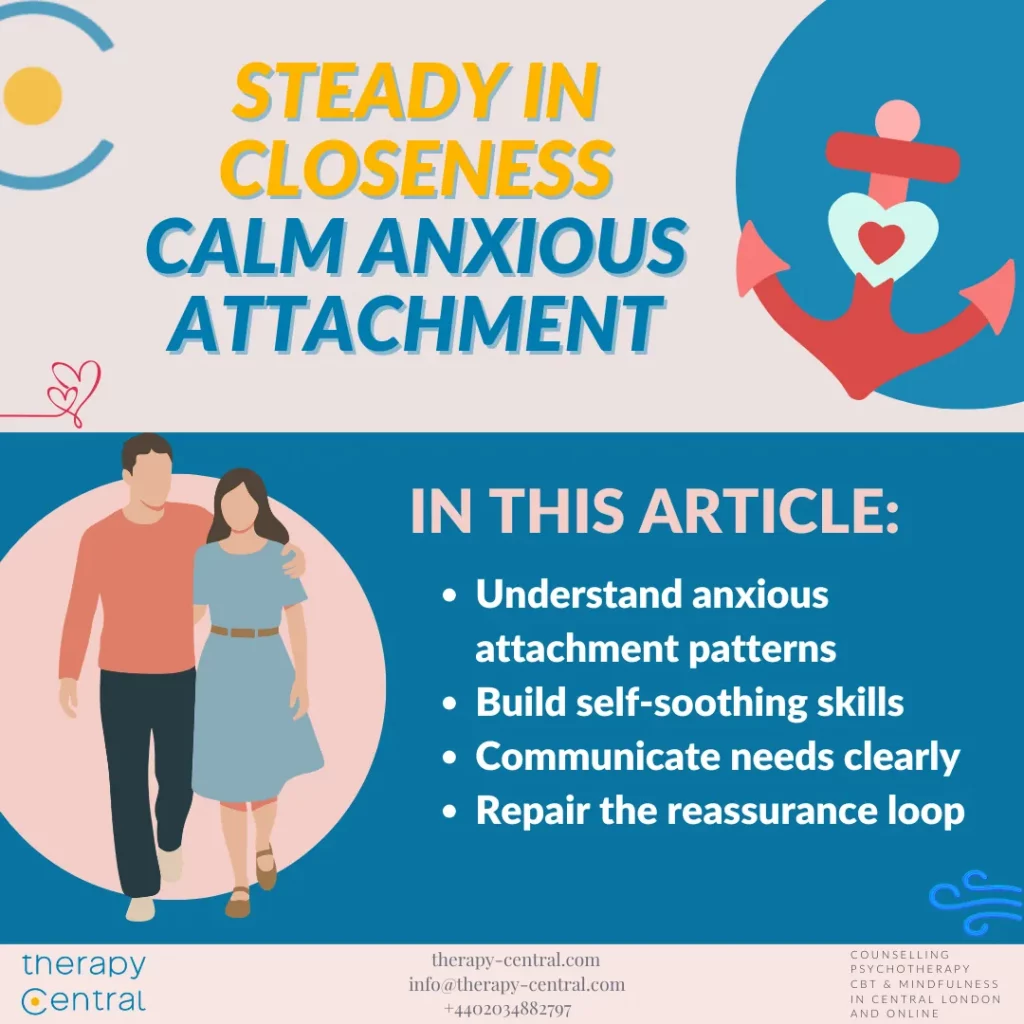 Anxious Attachment in Relationships: Signs, Causes & How to Heal - Therapy Central