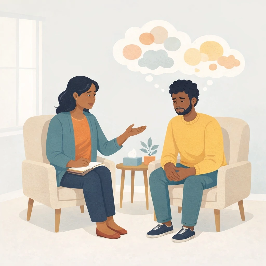 What is MBCT therapy? Therapist helping a client observe thoughts with present-moment awareness
